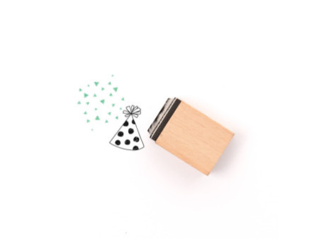 folia Set de tampons en bois 'Happy birthday', 11 pièces