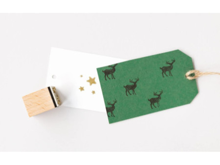 folia Set de tampons en bois 'Christmas', 12 pièces