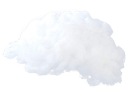 folia Ouate de bricolage et rembourrage, blanc, 50 g