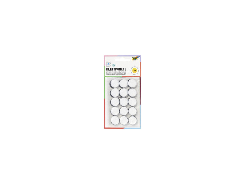 folia Pastilles auto-agripantes, rondes, 20 mm, noir / blanc