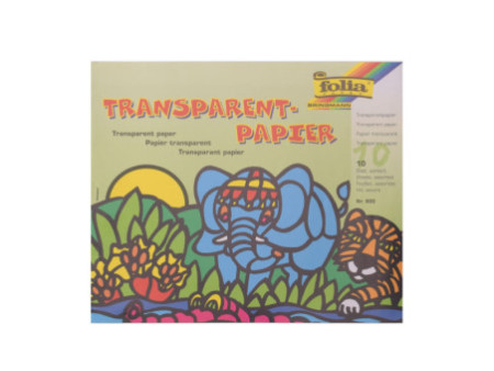 folia Papier transparent, 140 x 200 mm, 10 feuilles