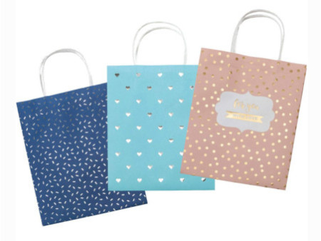 folia Sacs en papier HOTFOIL,papier kraft, 120 x 55 x 150 mm