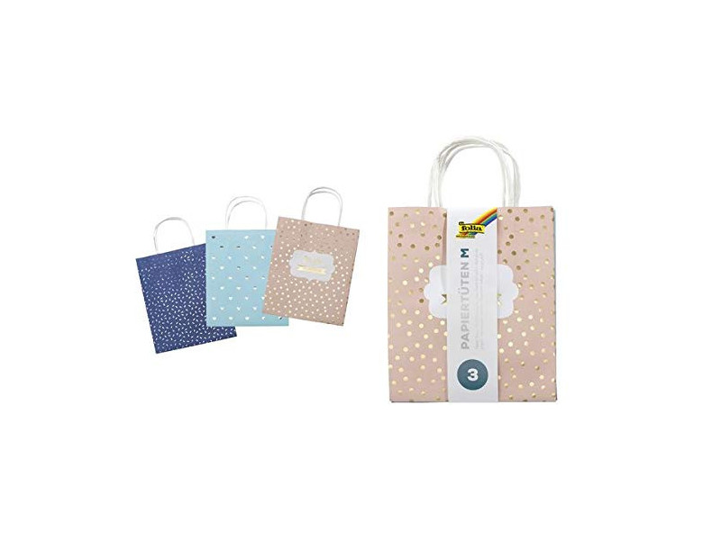 folia Sacs en papier HOTFOIL,papier kraft, 120 x 55 x 150 mm