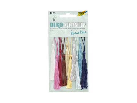 folia Glands décoratifs 'RAINBOW', assorti de 10