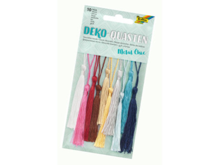 folia Glands décoratifs 'METAL CHIC', assorti de 10