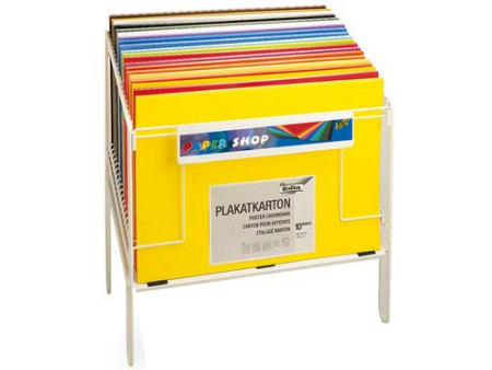 folia Présentoir pour papiers en métal, 20 compartiments