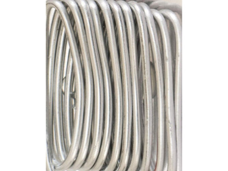 folia Fil de bricolage en aluminium, 2 mm x 5 m, argent