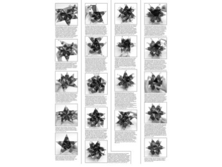 folia Feuilles de papier pliable étoile Bascetta, Ornement 1