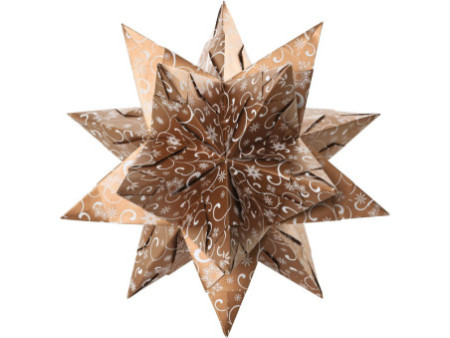 folia Feuilles de papier pliable étoile Bascetta, Ornement 1