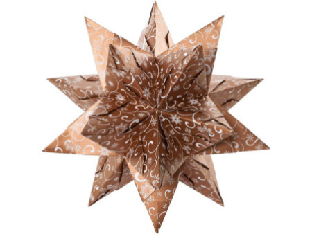 folia Feuilles de papier pliable étoile Bascetta, Ornement 1