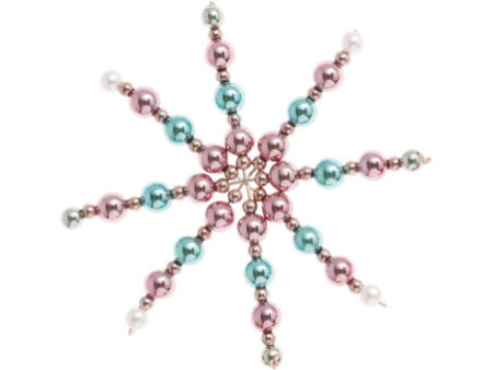 folia Kit d'étoiles en perles, 340 pièces, pastel