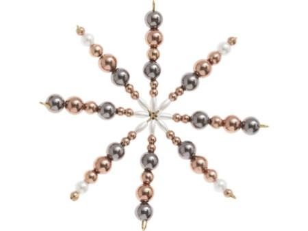 folia Kit d'étoiles en perles, 340 pièces, cuivre