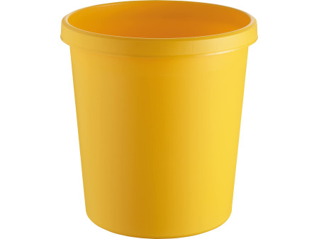 helit Corbeille à papier 'the german', 18 litres, PE, jaune