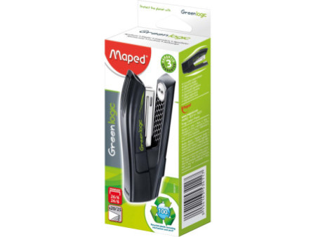 Maped Agrafeuse Half Strip Greenlogic, noir