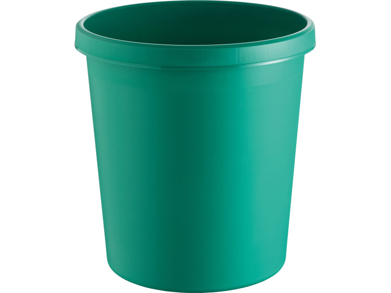 helit Corbeille à papier 'the german', 18 litres, PE, vert