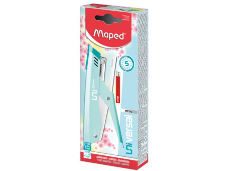 Maped Pince agrafeuse UNIVERSAL METAL PASTEL 20/25, menthe