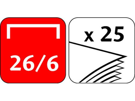 Maped Pince agrafeuse Expert No. 26/8, en métal, argent