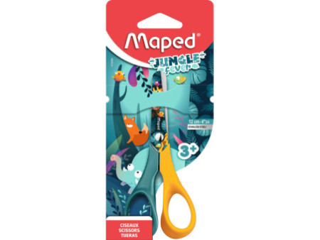 Maped Ciseaux JUNGLE fever VIVO, 120 mm, assorti