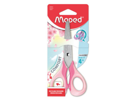 Maped Ciseaux Sensoft 3D PASTEL, rond, présentoir de 24