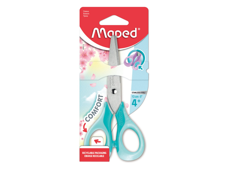 Maped Ciseaux sensoft 3D pastel, rond, longueur: 130 mm