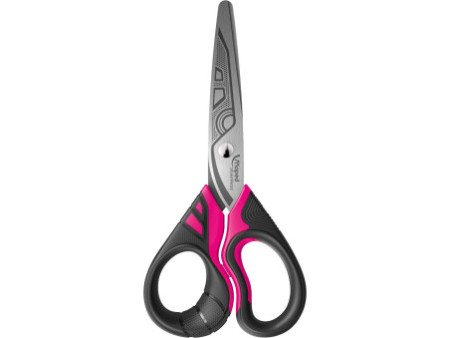 Maped Ciseaux Sensoft 3D Fluo, rond, longueur: 135 mm