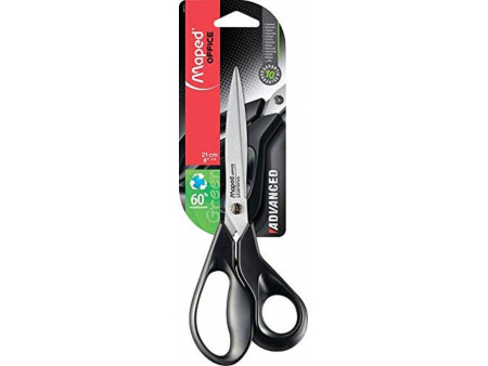 Maped Ciseaux Advanced Green, longueur: 210 mm, asymétrique