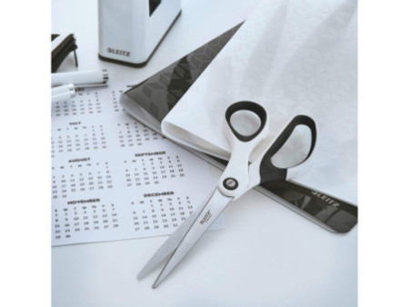 LEITZ Ciseaux WOW Titan, longueur: 205 mm (8'), blanc perle