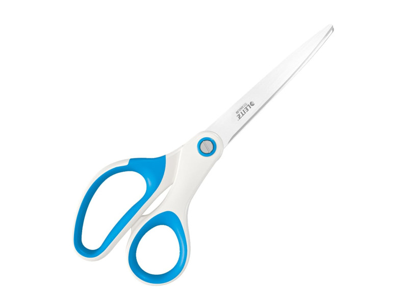 LEITZ Ciseaux WOW Titan, longueur: 205 mm (8'), bleu