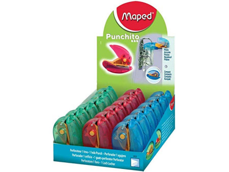 Maped Perforateur 1 trou Punchito, assorti
