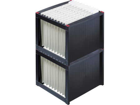 helit Bac pour dossiers suspendus 'the rack', noir
