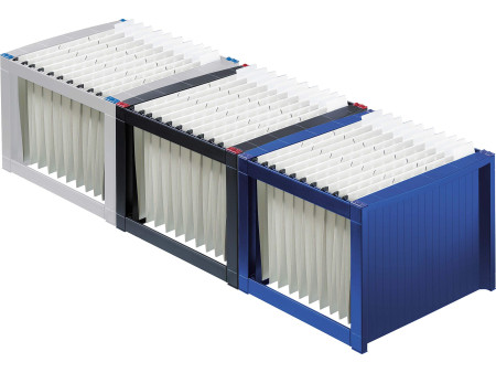 helit Bac pour dossiers suspendus 'the rack', noir