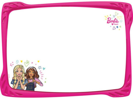 Maped Ardoise Barbie, effaçable à sec, blanc
