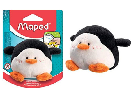 Maped Eponge pour tableau peluche 'Pinguin', noir/blanc
