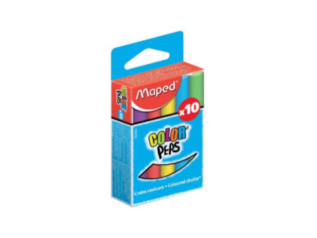 Maped Craie pour tableau COLOR'PEPS, rond, assorti
