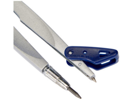 Maped Compas Stop System, en blister, bleu/rouge