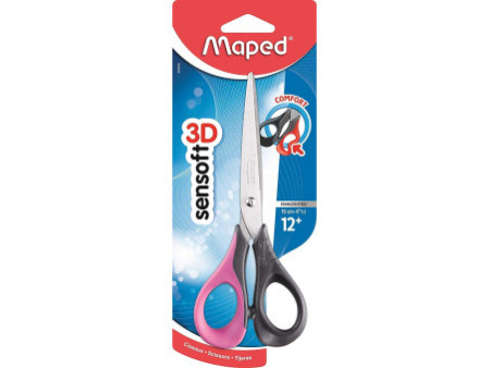 Maped Ciseaux Sensoft 3D, pointu, longueur: 160 mm