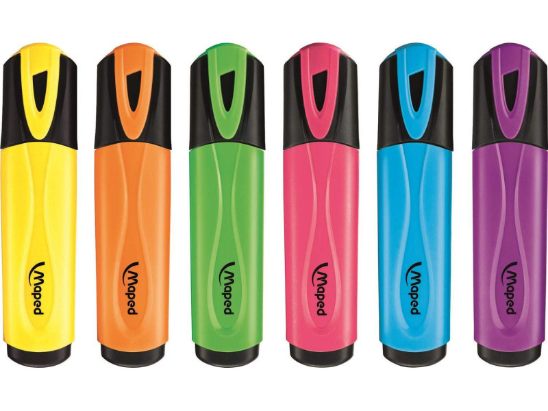 Maped Surligneur FLUO'PEPS Classic, présentoir de 28 pièces