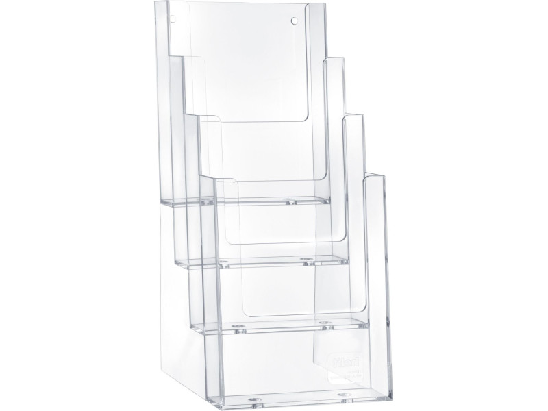 helit Porte-brochures de table 'the helpdesk', transparent