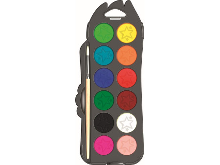 Maped Pastilles de peinture COLOR'PEPS, 12 couleurs