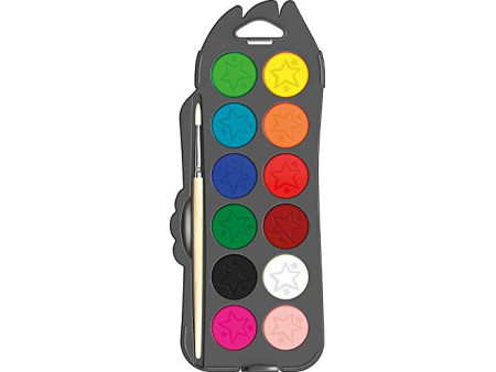 Maped Pastilles de peinture COLOR'PEPS, 12 couleurs