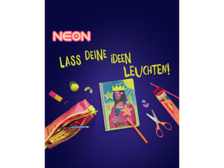 Maped Crayon de couleur triangulaire NEON, étui carton de 12