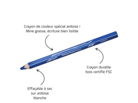 Maped Crayon ardoise Marker'Peps, blister de 4
