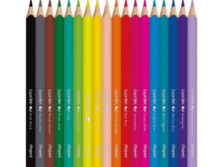 Maped my first Crayons de couleur COLOR'PEPS JUMBO, étui 18