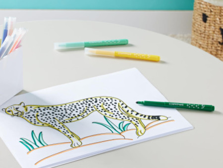 Maped Feutres COLOR'PEPS Long Life, en étui de 15 à zip