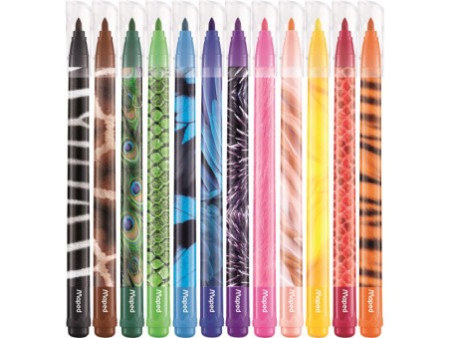 Maped Feutre COLOR'PEPS Animals, étui carton de 12