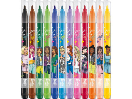 Maped Feutre Barbie, étui en carton de 12