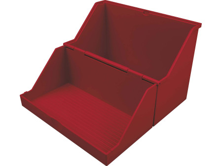 helit Petite boîte à fiches 'the index' A6 paysage, rouge