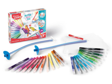 Maped Creativ Kit feutre aérographe BLOW PEN Art, 32 pièces