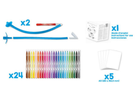 Maped Creativ Kit feutre aérographe BLOW PEN Art, 32 pièces