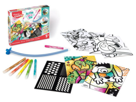 Maped Kit feutre aérographe BLOW PEN 'Pop'Art', 15 pièces